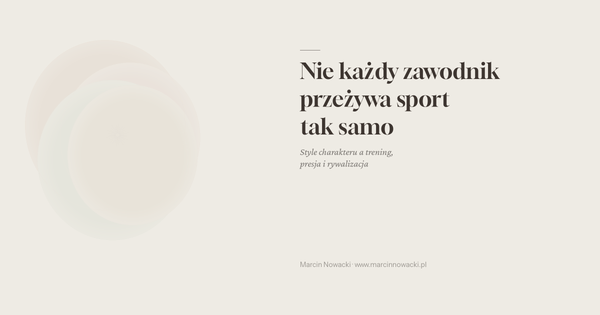 "Style charakteru" Johnsona a praca z psychiką sportowca