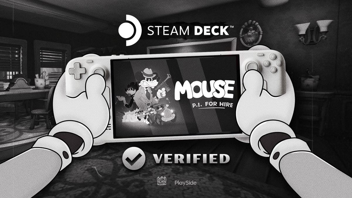 Mouse P.I. for Hire ya está verificado para Steam Deck