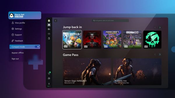 El “modo Xbox” ya está disponible en PC: Microsoft lanza la preview en Windows 11