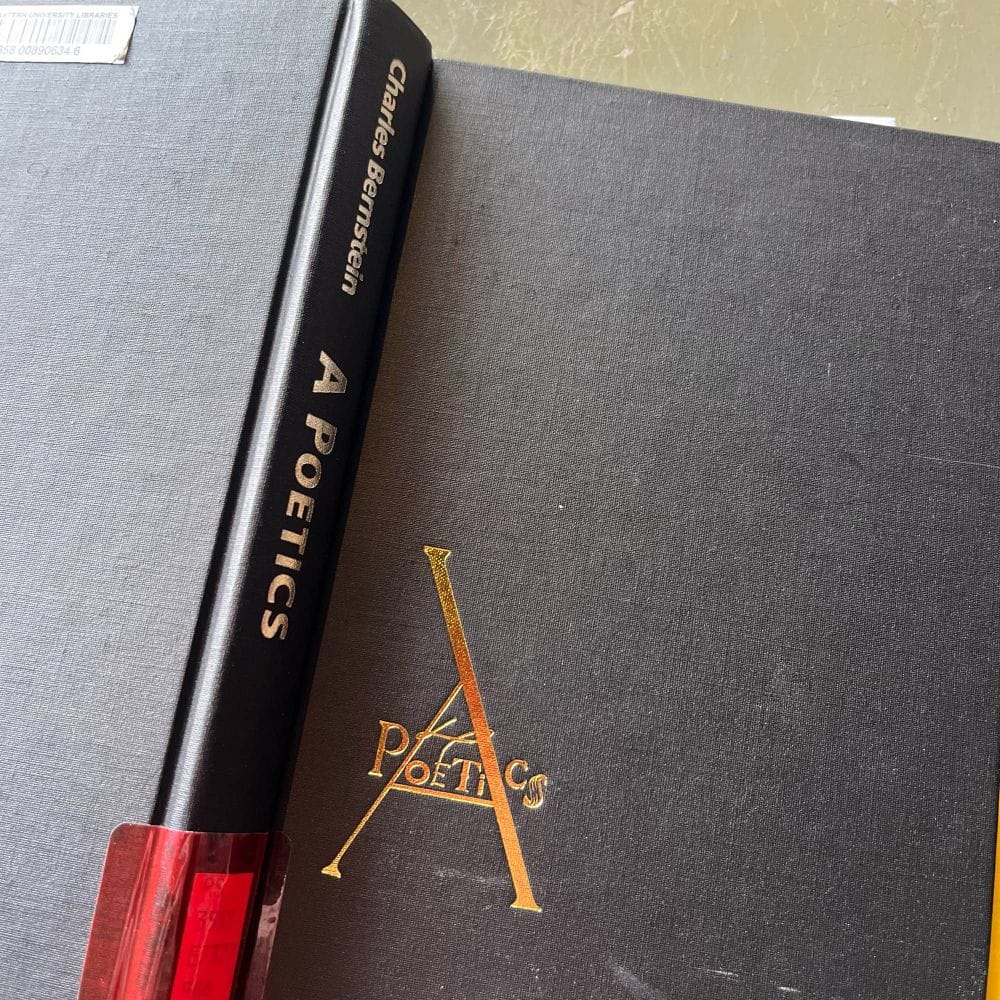 Charles Bernstein's A POETICS