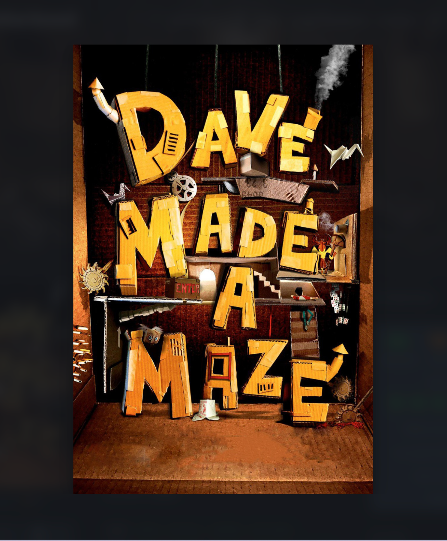 DAVE MADE A MAZE (2017)