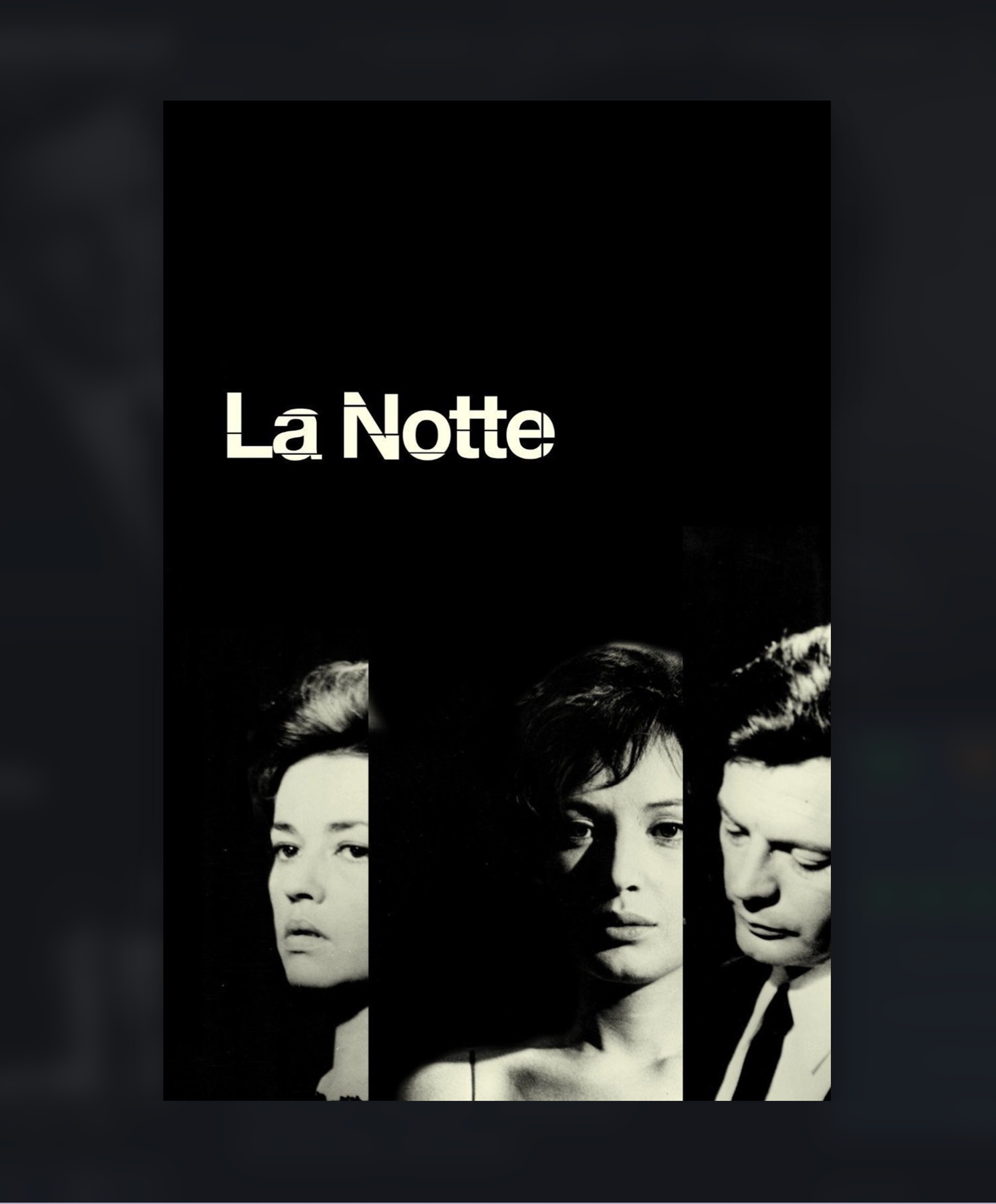 LA NOTTE (1961) ★