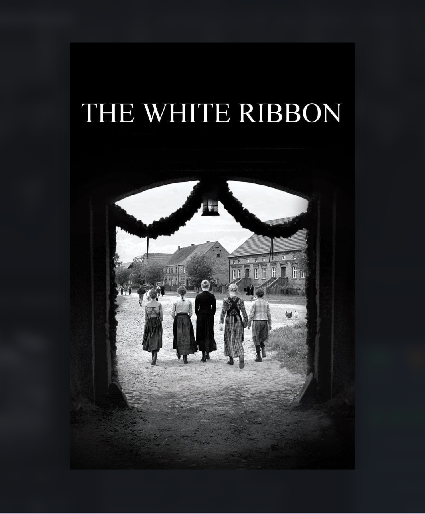 THE WHITE RIBBON (2009) ★