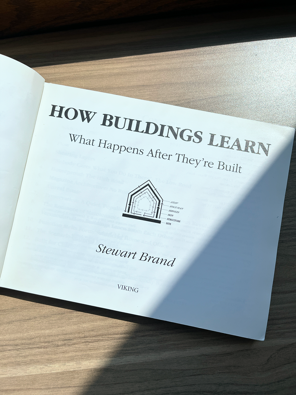 Stewart Brand's HOW BUILDINGS LEARN