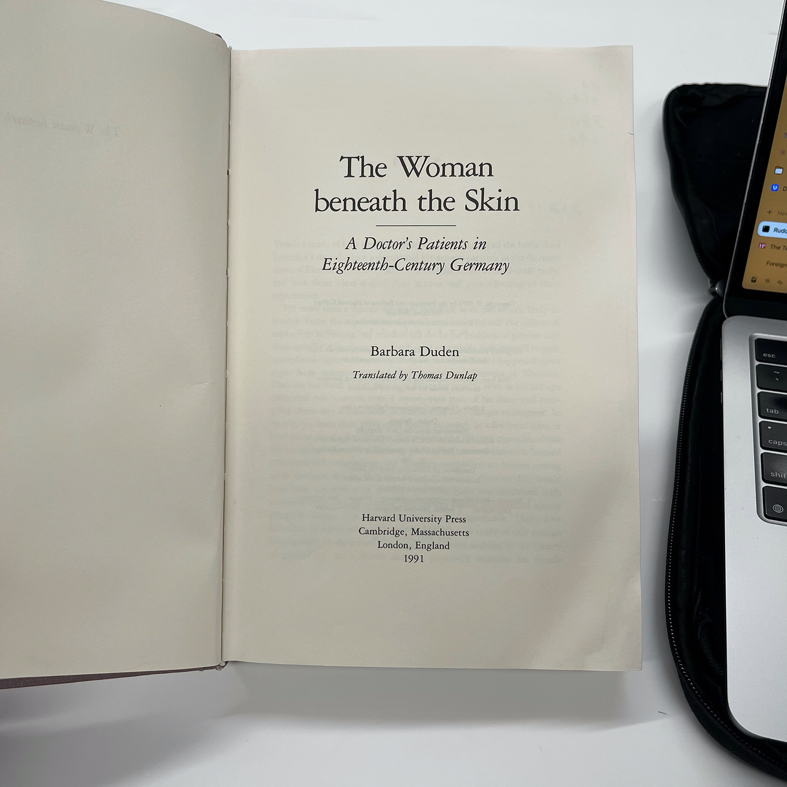 Barbara Duden's THE WOMAN BENEATH THE SKIN