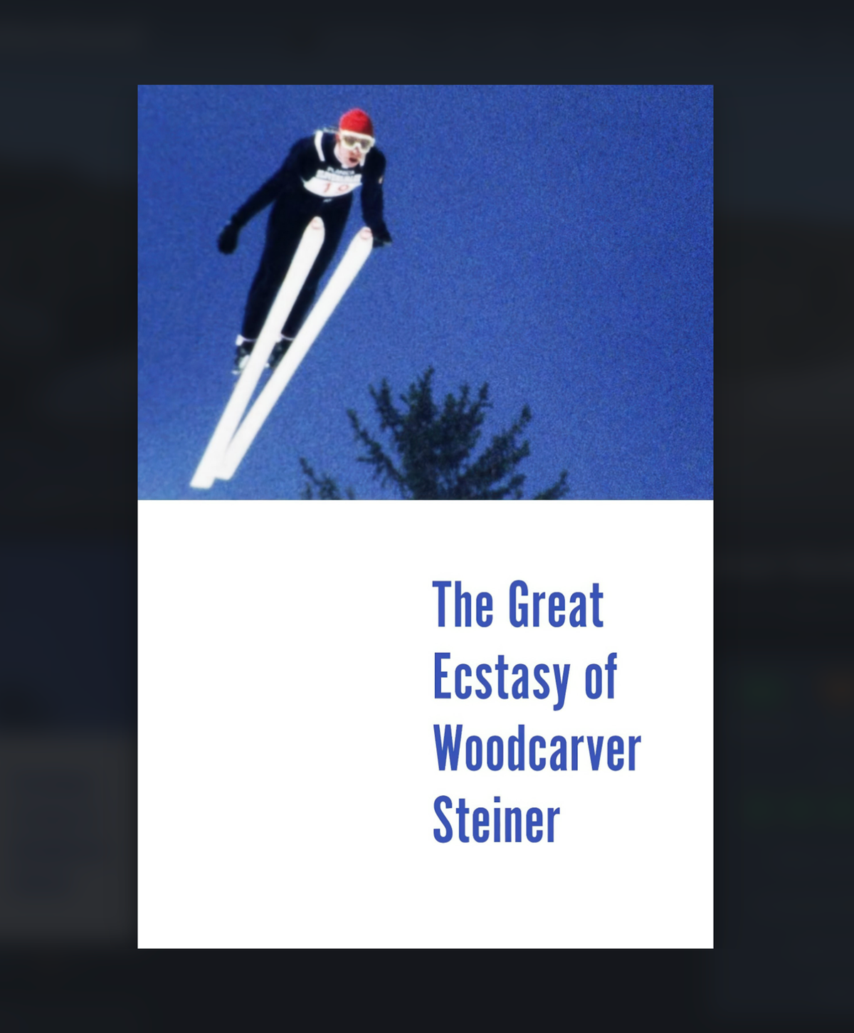 THE GREAT ECSTASY OF WOODCARVER STEINER (1974) ★