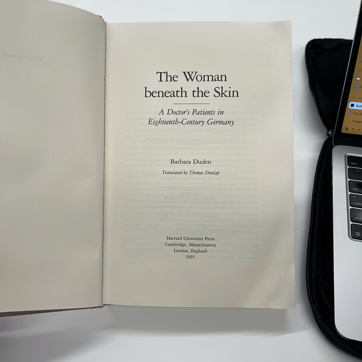 Barbara Duden's THE WOMAN BENEATH THE SKIN