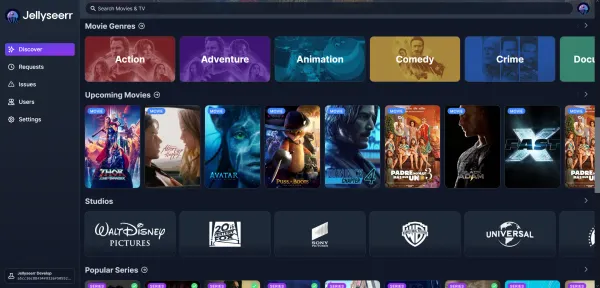 Jellyseerr Multimedia Stack