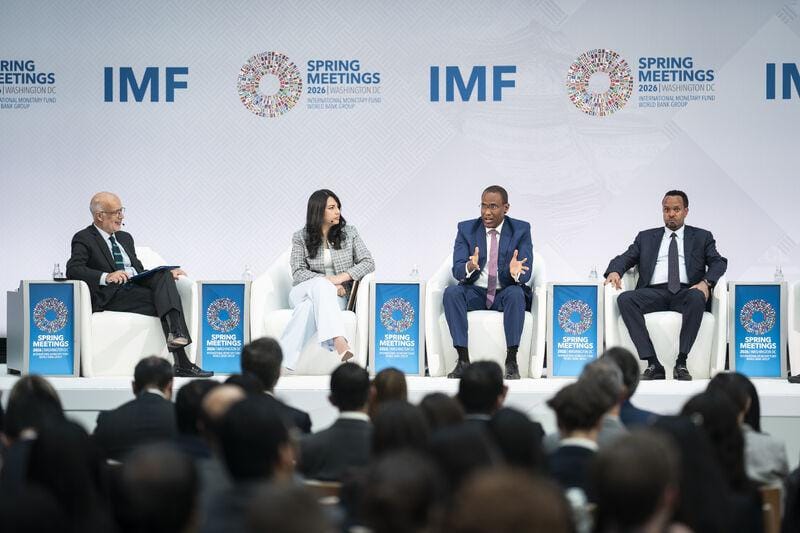 Nigel Clarke, directeur général adjoint du FMI, anime une table ronde lors des Réunions de printemps 2026 sur les stratégies d'optimisation des dépenses publiques dans un contexte de contraintes budgétaires mondiales et de ressources limitées. Photo&nbsp;: LinkedIn/Nigel Clarke.