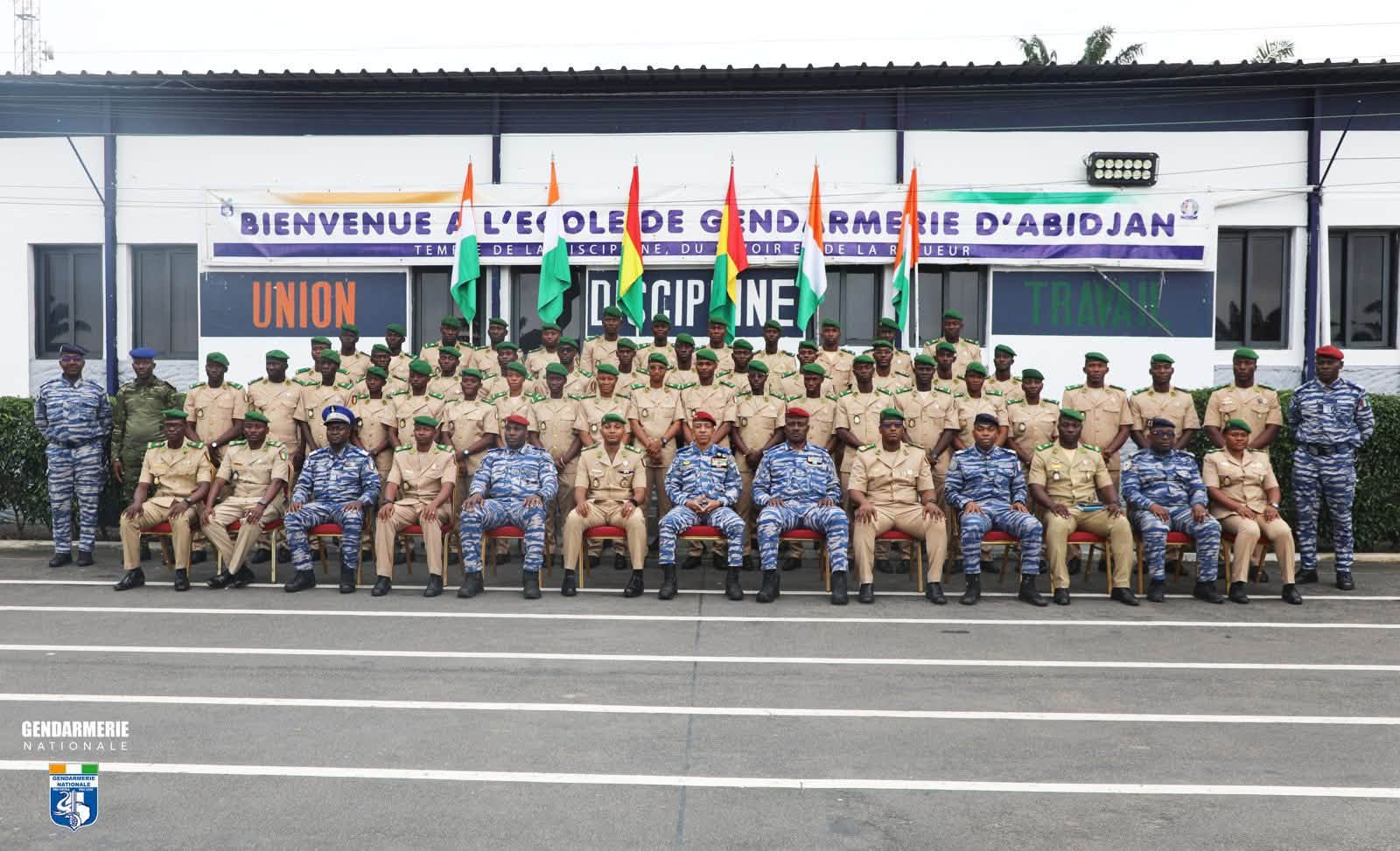 Côte d’Ivoire : une délégation guinéenne en visite à l'École de Gendarmerie d'Abidjan