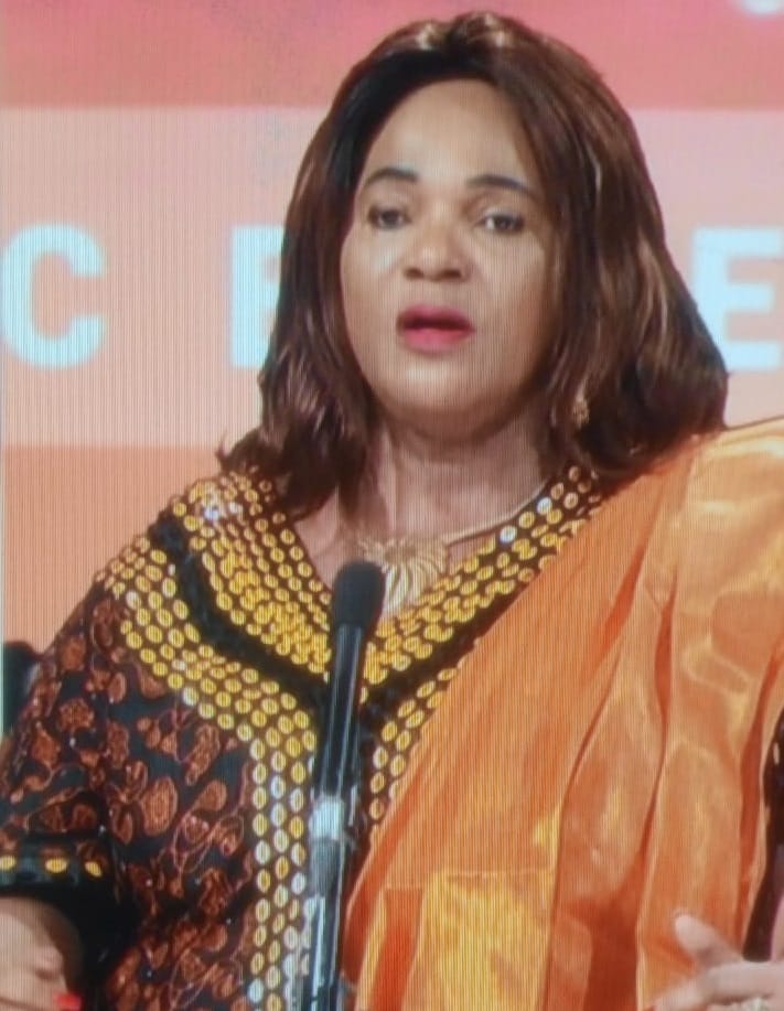 Mme Danielle Nlaté, présidente-fondatrice du Réseau des Femmes Actives d’Afrique Centrale (REFAC).