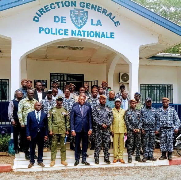 Centrafrique : le contrôleur général Armel Baraba prend les commandes de la Police nationale