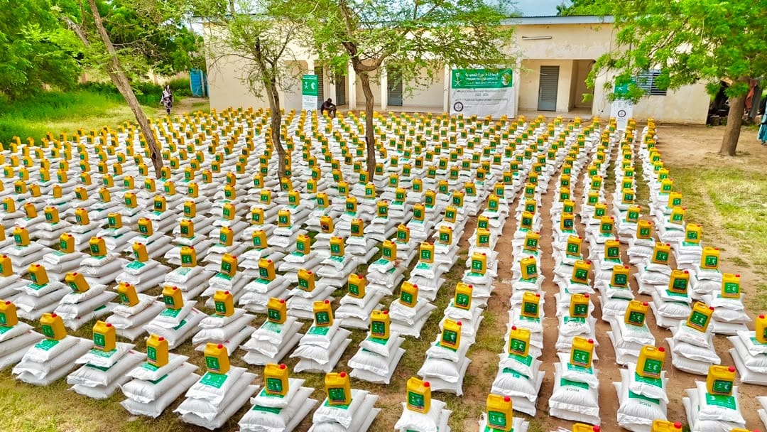 King Salman Humanitarian Center delivers 1,000 food baskets in Mongo