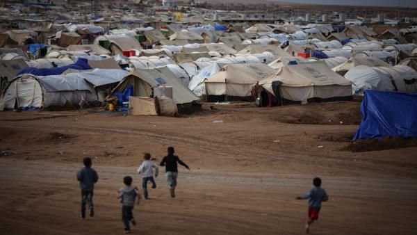 Le camp de réfugiés de Domiz, près de Dohuk dans la région du Kurdistan irakien où vivent des milliers de réfugiés syriens. ©