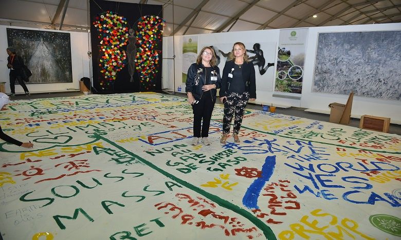Toile Géante : l’art écologique citoyen au rendez-vous de la COP 22 de Marrakech