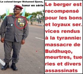 Djibouti: Le colonel-berger Mohamed Djama (patron de la garde dite républicaine), tueur en série du régime de Guelleh