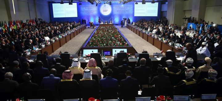 Jeudi 14 Avril 2016. Istanbul (Turquie). Cérémonie d`ouverture du 13 ème Sommet de l`Organisation de la Coopération Islamique