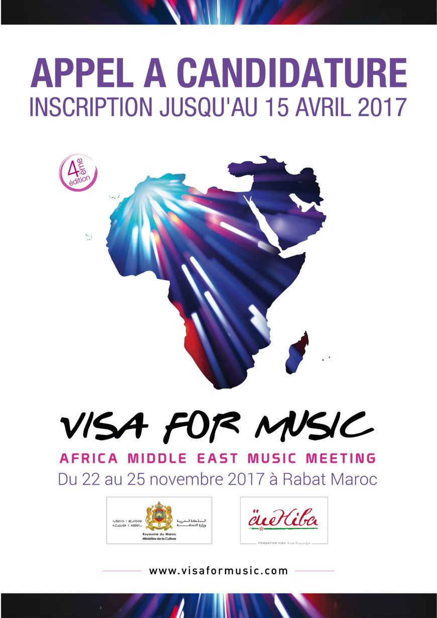 Lancement de l'appel à candidatures Visa for Music 2017 !