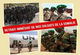 Djibouti/Appel patriotique : Tous ensemble, exigeons le retrait immédiat de nos soldats de la Somalie