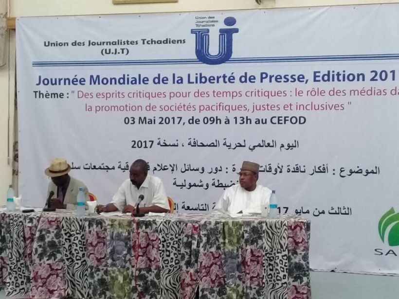 A l’occasion de la journée mondiale de liberté de presse, l’union des journalistes du Tchad a organisé la commémoration de la