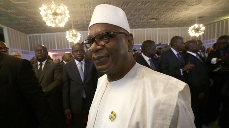 Le Président Malien, Ibrahim Boubakar Keïta. Crédits : AJ