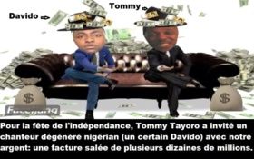 Avec la complicité de la présidente Khadra Haid, l'ivoirien Tommy Tayoro a fait un gros caca sur le drapeau national djiboutien
