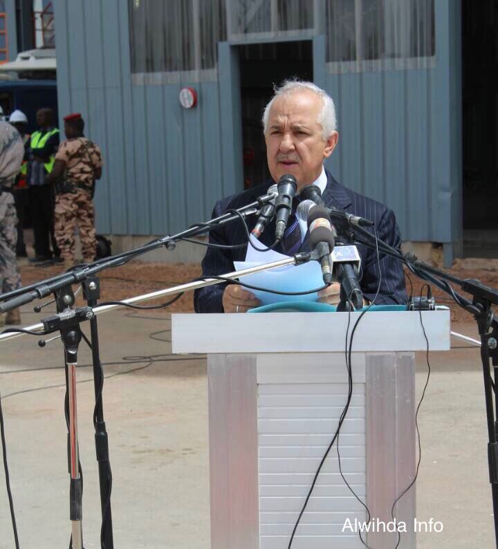 Le président Directeur général du Groupe Cimaf, Anas Sefrioui lors de l'inauguration, ce lundi 12 juin, de la nouvelle ciment