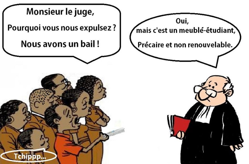 Des étudiants africains deviennent SDF en France : La responsabilité du bail précaire