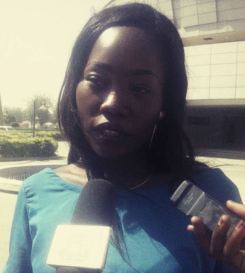 La promotrice Adrienne Ndoubayo.