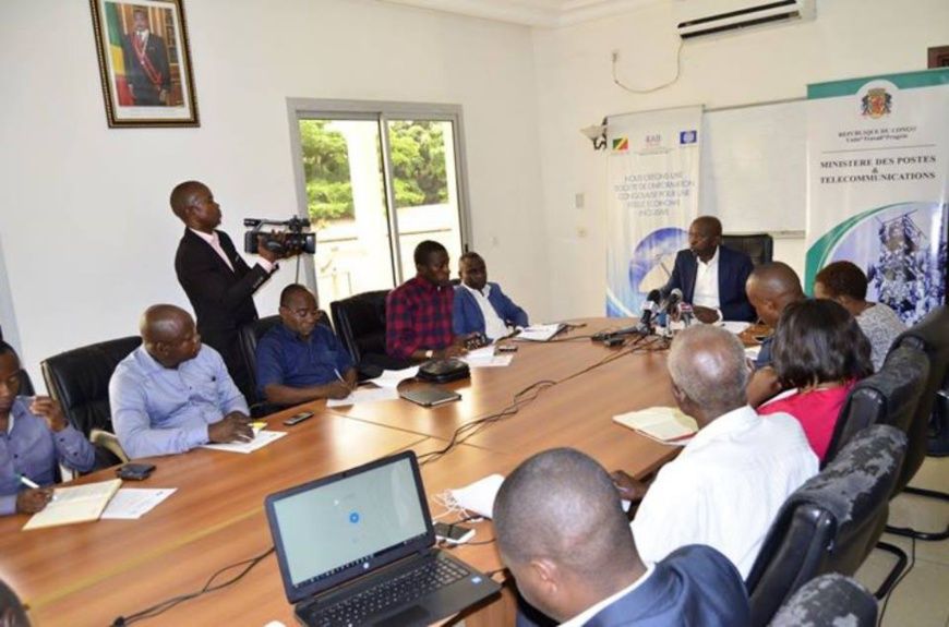 Une vue de la conférence de presse