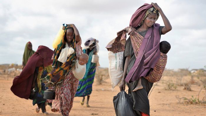 Des déplacés en Afrique. Crédits photo : sources