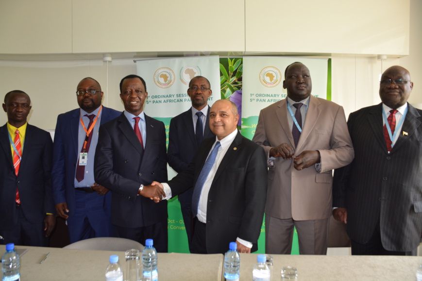 ATAF signed a critical Memorandum of Understanding today with the Panafrican Parliament in view of combining forces to stem i