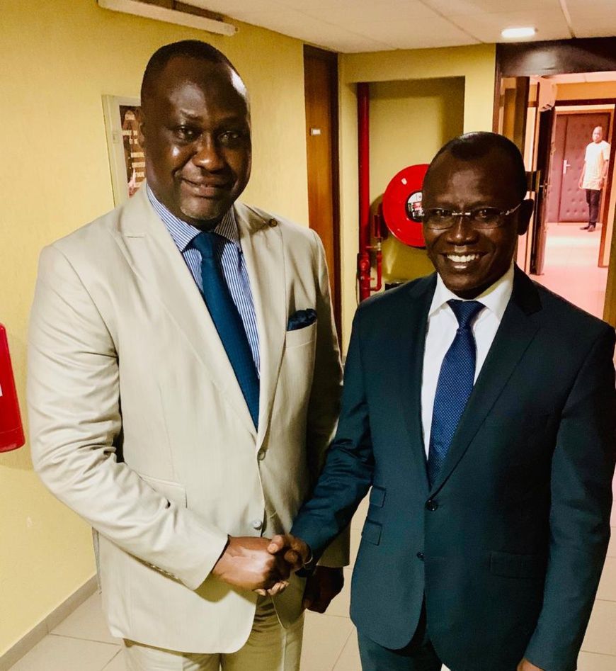Rencontre du Président-Directeur Général de AFC Monsieur Samaila Zubairu avec le Ministre Togolais des Finances, Monsieur San