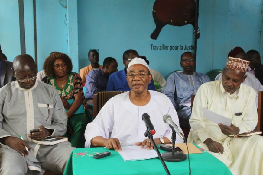 Le coordinateur du Front de l'Opposition Nouvelle pour l'Alternance et le Changement (FONAC), Mahamat Ahmat Alhabo. Alwihda I