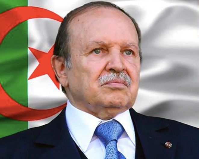 Abdelaziz Bouteflika, président de la République algérienne démocratique et populaire.