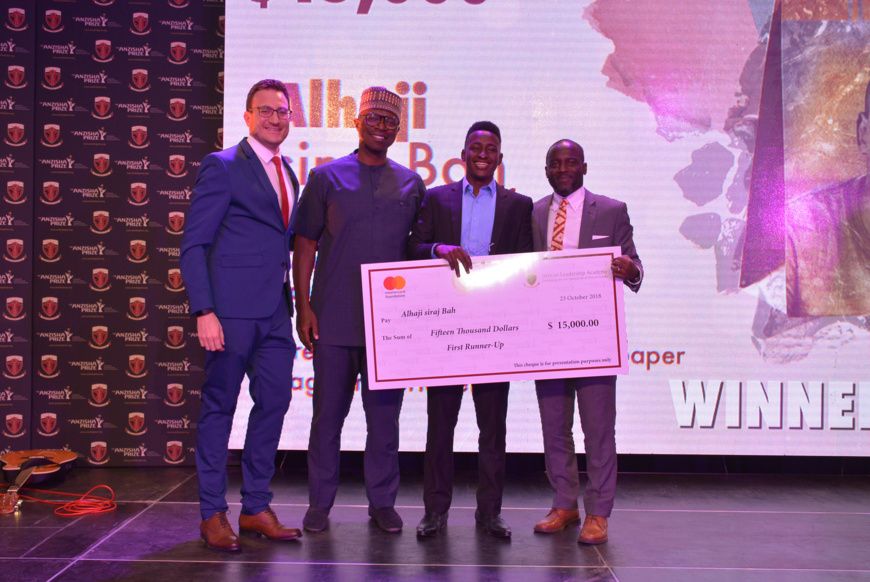 Alhaji siraj Bah, premier finaliste du prix Anzisha 2018