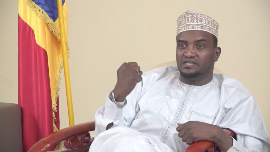 Le ministre de l'Administration du territoire, de la Sécurité publique et de la Gouvernance locale, Mahamat Abali Salah. © Al