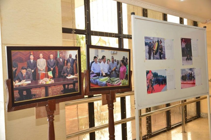 L'exposition des photos.