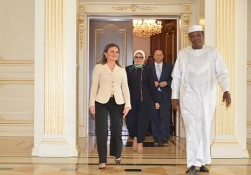 Le Président Idriss Déby a reçu ce samedi 9 mars 2019, une délégation égyptienne conduite par la ministre des investissements