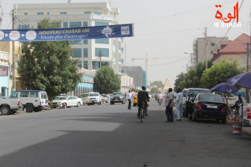L'avenue Charles de Gaulle à N'Djamena. © Alwihda Info