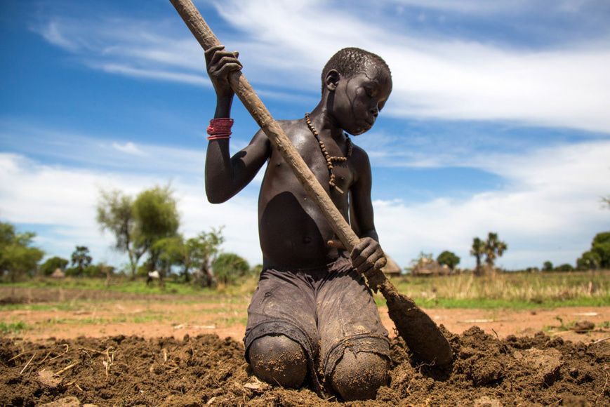 31 mai 2017. Crise alimentaire au nord du Bahr El Ghazal. © DR/Albert Gonzalez Farran