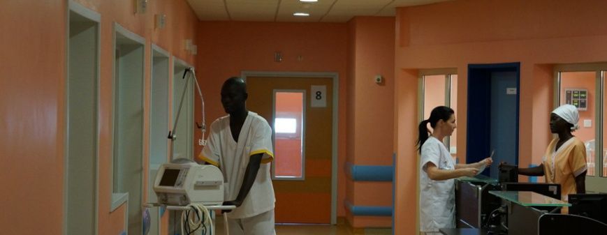 L'hôpital de la Renaissance à N'Djamena. © HR