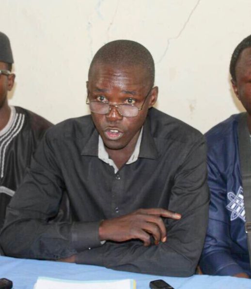 Dingamnayal Nelly Versinis, président du Collectif tchadien contre la vie chère. © Alwihda Info