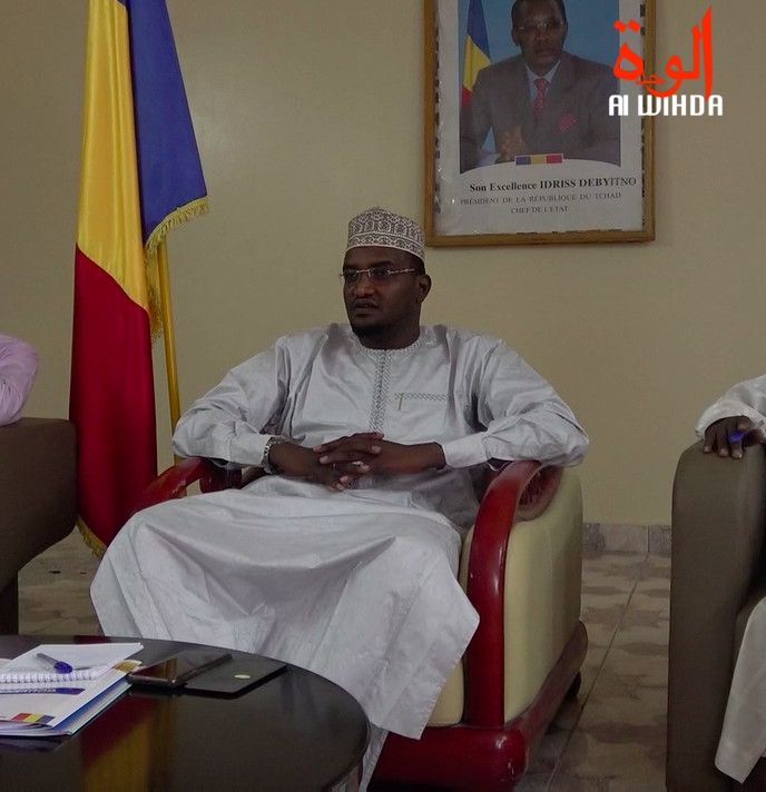Le ministre de l'Administration du territoire, de la Sécurité publique et de la Gouvernance locale, Mahamat Abali Salah. © Al
