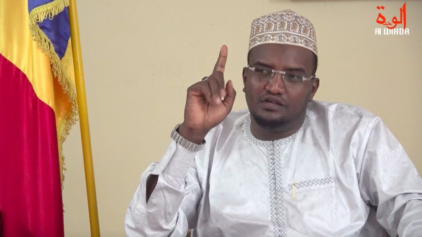 Le ministre de l'Administration du territoire, de la Sécurité publique et de la Gouvernance locale, Mahamat Abali Salah. © Al