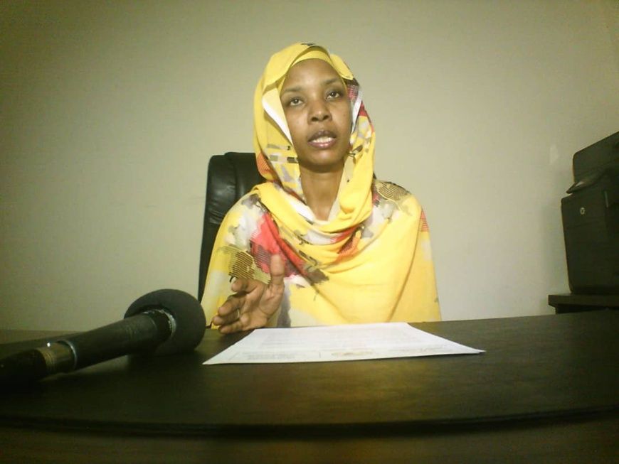 La fondatrice de l'association Nirvana pour la promotion de la femme et de la jeunesse africaine, Amalkher Djibrine Souleyman