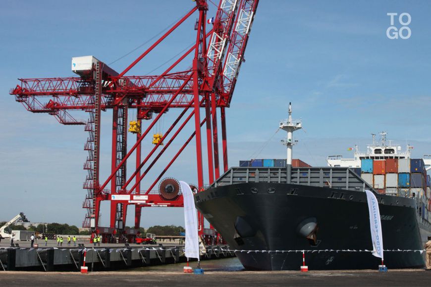 Le port de Lomé. © DR