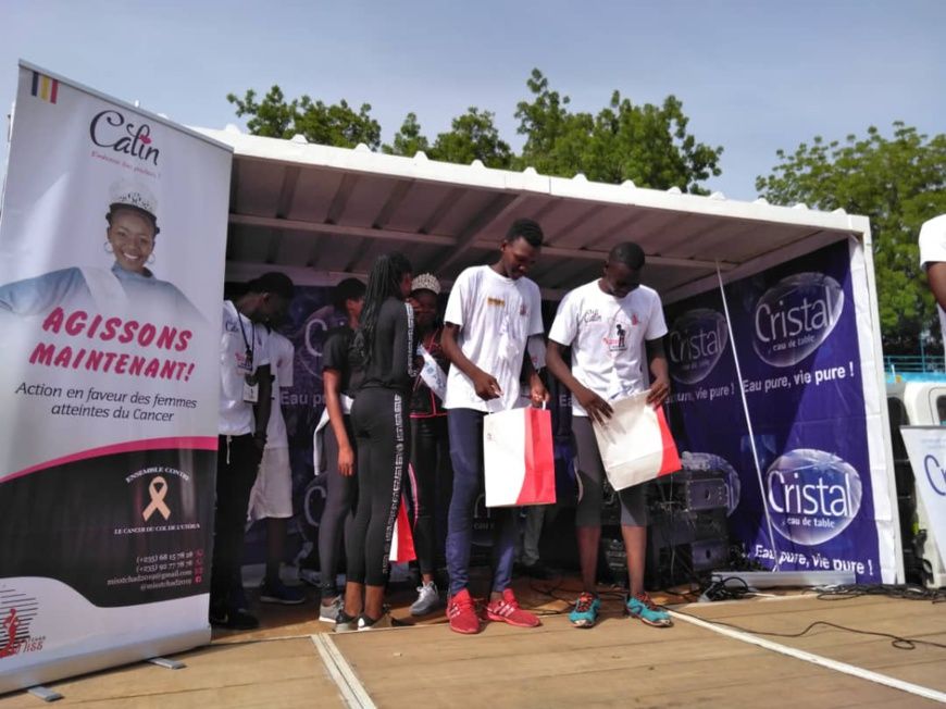 Miss Tchad 2019 s'engage en faveur des victimes du cancer du col de l'utérus. © Alwihda Info