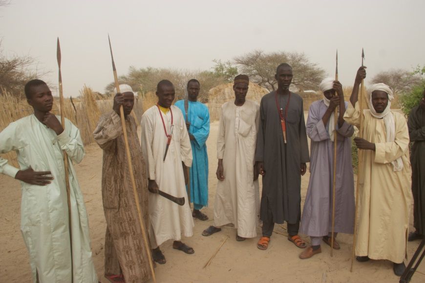 Des membres d'un comité de vigilance au Lac Tchad. © CEDPE