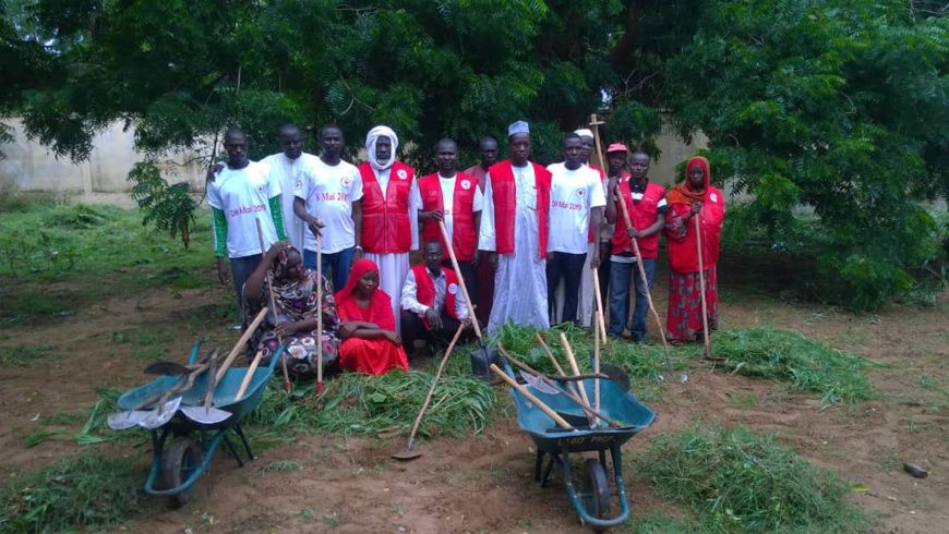Tchad : au Sila, les volontaires se mobilisent pour la salubrité. © Alwihda Info